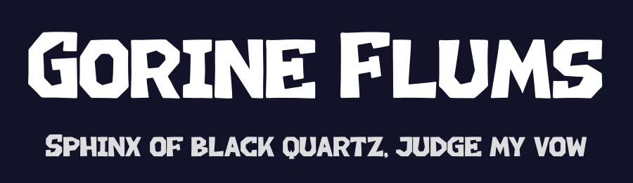 Gorine Flums by Storytype Studio — Decorative Font — thumbnail 2