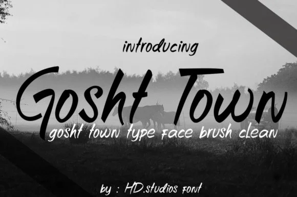 Gosht Town Font by edwar.sp111 — Script Handwritten Font