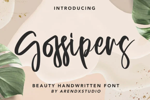 Gossipers Font by Arendxstudio — Script Handwritten Font
