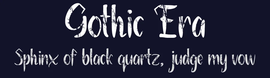 Gothic Era by Bongkeng Art Studio — Decorative Font — thumbnail 2