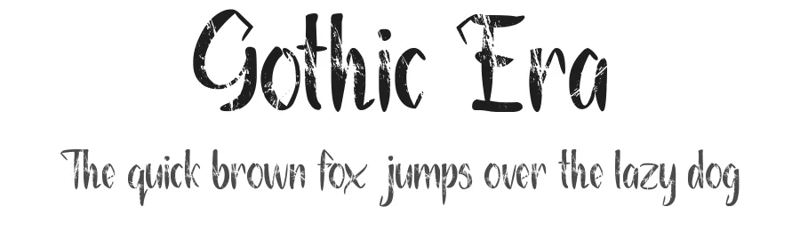 Gothic Era by Bongkeng Art Studio — Decorative Font