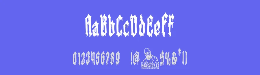 Gothic Evil Festival by Woodcutter — Decorative Font — thumbnail 3