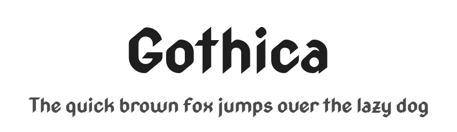 Gothica by Wojciech Kalinowski — Blackletter Font