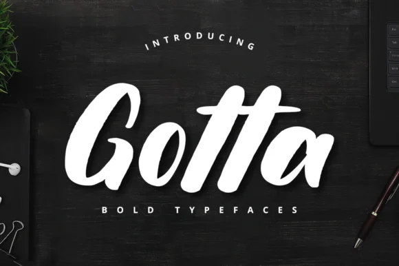 Gotta Font by FatmaStudio — Script Handwritten Font