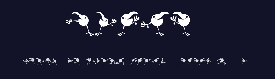 Gourdy by Vladimir Nikolic — Dingbats Font — thumbnail 2