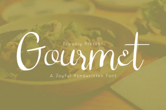 Gourmet Font by Creassion Studio — Script Handwritten Font