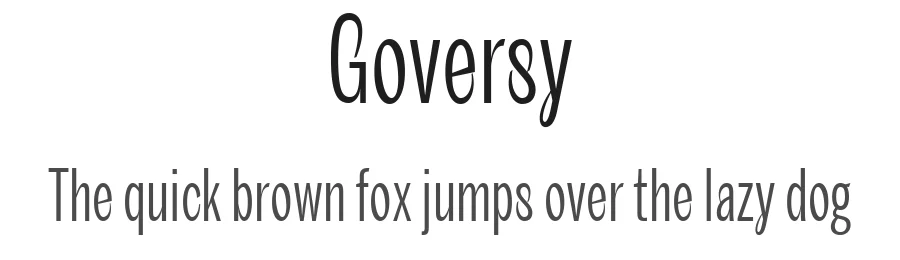 Goversy by Maulana Creative — Sans Serif Font