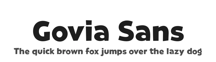 Govia Sans by Marc Lohner — Decorative Font