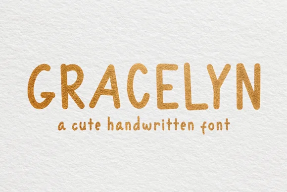 Gracelyn Hand Font by sipanji figuree — Script Handwritten Font
