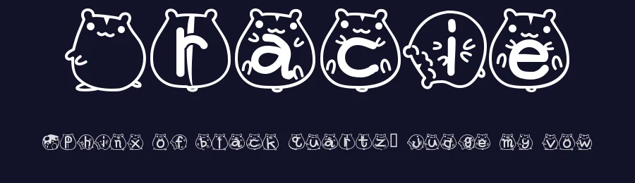 Gracie by Kainusi2Gou — Dingbats Font — thumbnail 2