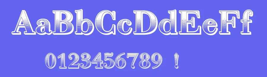 Gradientico by Vladimir Nikolic — Decorative Font — thumbnail 3