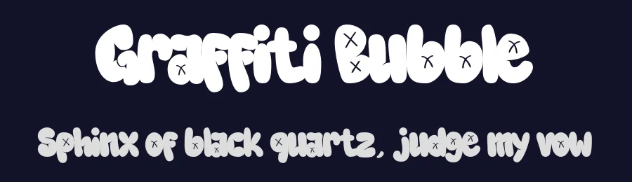 Graffiti Bubble by Nirmana Visual — Script Handwritten Font — thumbnail 2