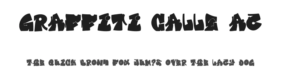 Graffiti Calle Az by Bisho — Script Handwritten Font