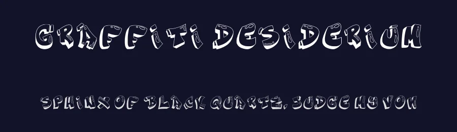 Graffiti Desiderium by DesiPatty — Script Handwritten Font — thumbnail 2
