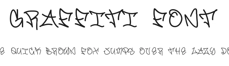 Graffiti font