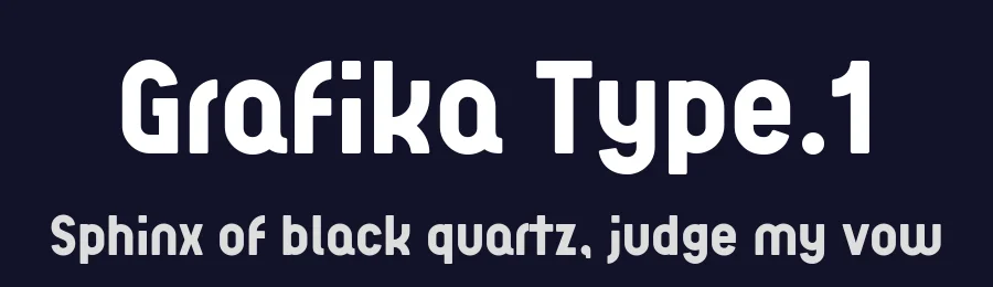 Grafika Type.1 by Z E S S T Y P E — Sans Serif Font — thumbnail 2