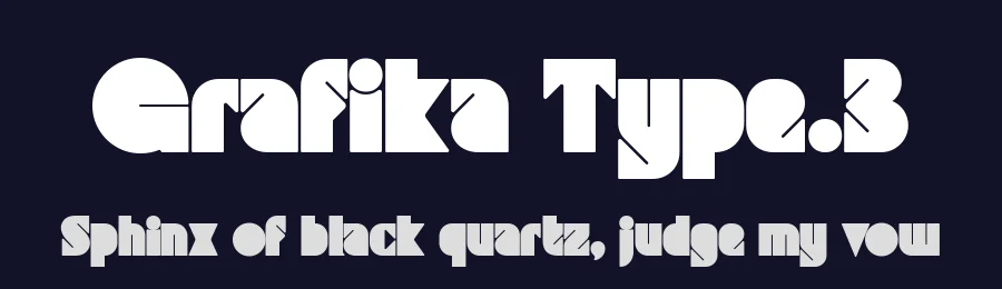 Grafika Type.3 by Z E S S T Y P E — Decorative Font — thumbnail 2