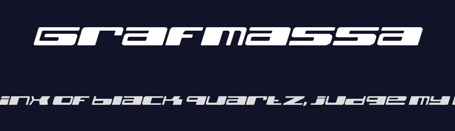 Grafmassa by Wladyslaw Borisoff — Display Font — thumbnail 2