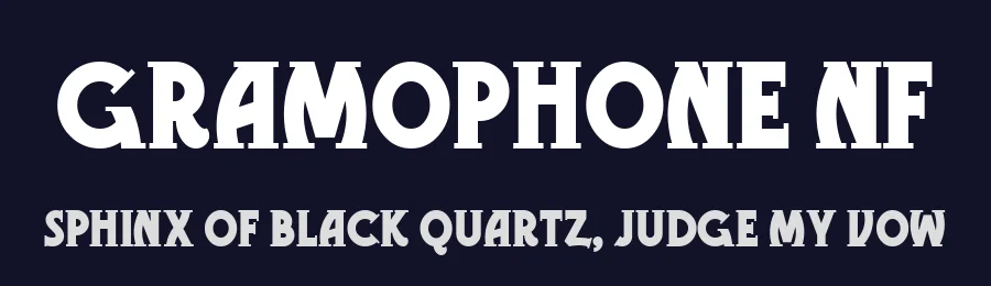 Gramophone NF by Nick's Fonts — Decorative Font — thumbnail 2