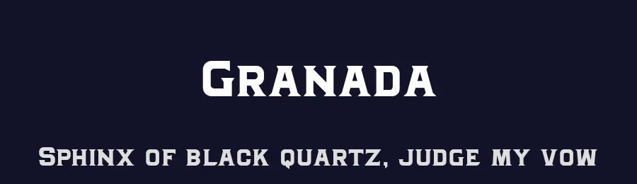 Granada by Mikrojihad Typography — Decorative Font — thumbnail 2