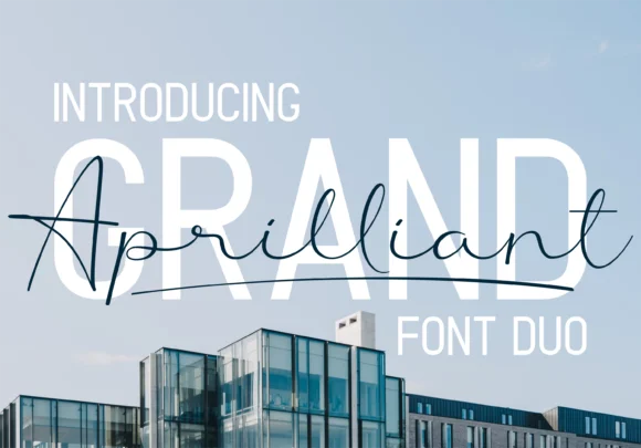 Grand Aprilliant Duo Font by Sibelumpagi Studio β Script Handwritten Font