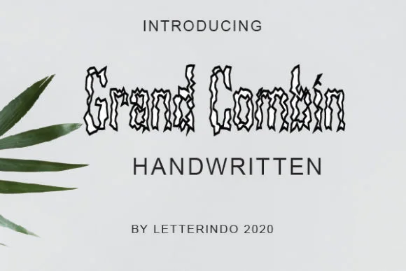 Grand Combin Font by johndesign540 — Script Handwritten Font