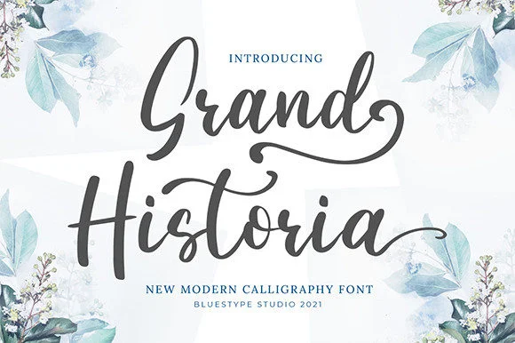 Grand Historia Font by Bluestype Studio — Script Handwritten Font