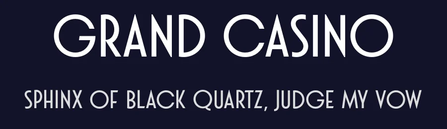 Grand Casino by Letteralle Studios — Sans Serif Font — thumbnail 2