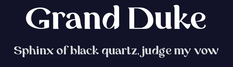 Grand Duke by studioDelapan — Sans Serif Font — thumbnail 2