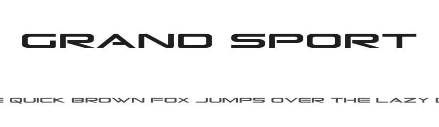 Grand Sport by Iconian Fonts โ Display Font