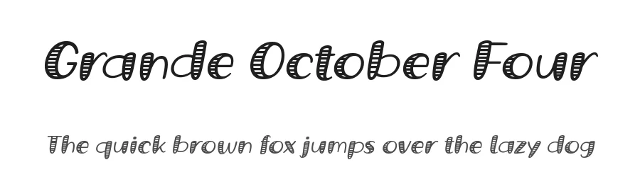 Grande October Four