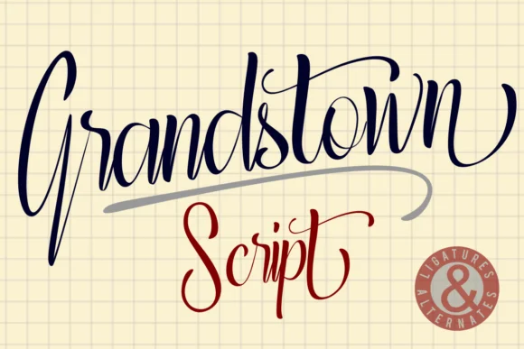 Grandstown Script Font by Deedeetype β Script Handwritten Font