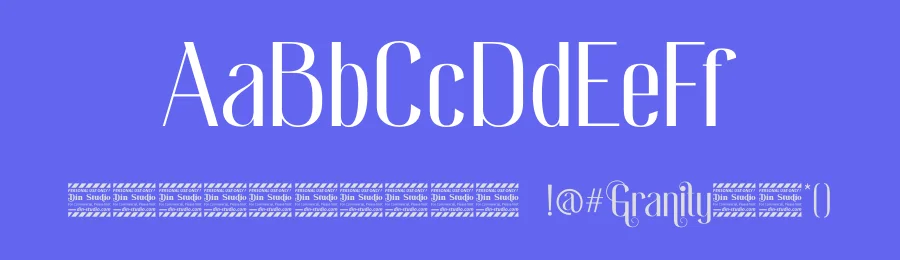 Granity by Din Studio — Sans Serif Font — thumbnail 3