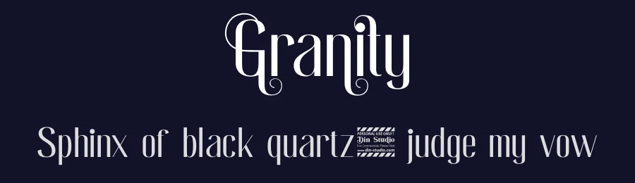 Granity by Din Studio — Sans Serif Font — thumbnail 2
