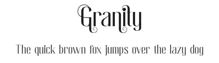 Granity by Din Studio — Sans Serif Font