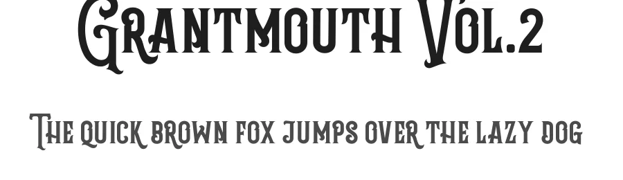 Grantmouth Vol.2 by Graptail Type Studio — Decorative Font