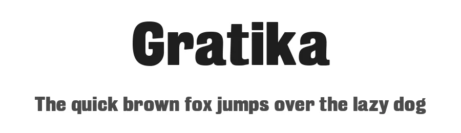 Gratika by Maulana Creative — Sans Serif Font