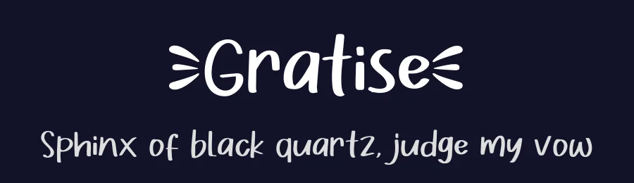Gratise by Khurasan — Script Handwritten Font — thumbnail 2