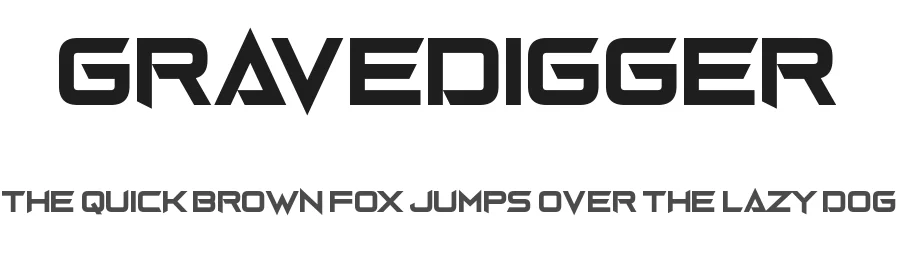 Gravedigger by Chequered Ink — Display Font