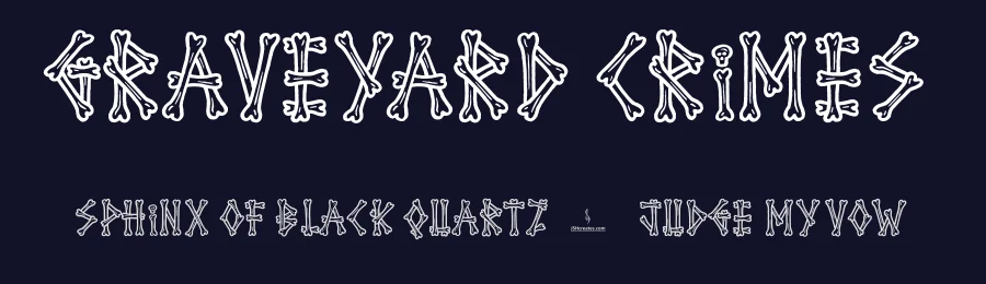 Graveyard Crimes by JSH creates — Decorative Font — thumbnail 2