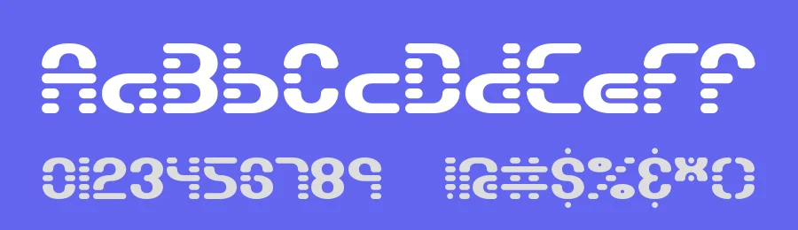 Gravitate BRK by Ænigma — Display Font — thumbnail 3