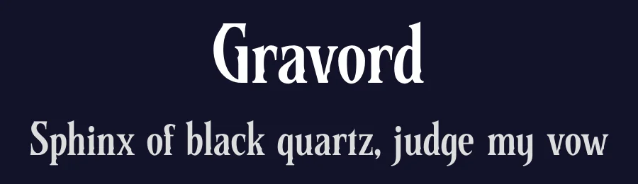 Gravord by Type Combo — Blackletter Font — thumbnail 2