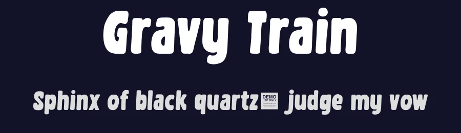 Gravy Train by BLKBK Fonts — Decorative Font — thumbnail 2