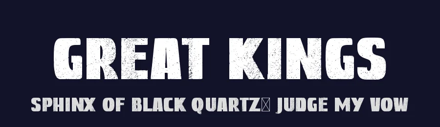 Great Kings by Fontherapy — Decorative Font — thumbnail 2