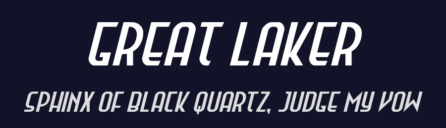 Great Laker by Iconian Fonts — Display Font — thumbnail 2