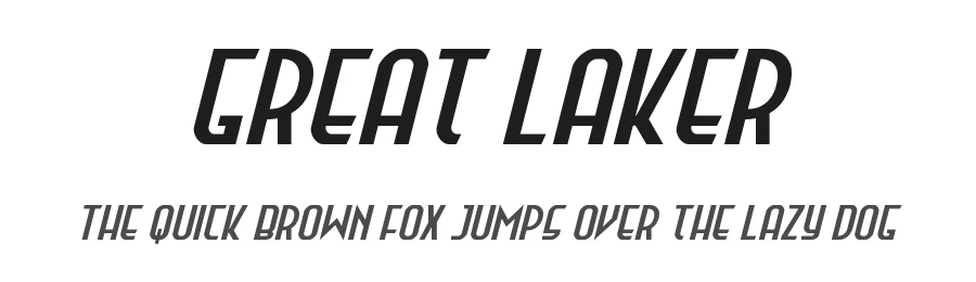 Great Laker by Iconian Fonts — Display Font