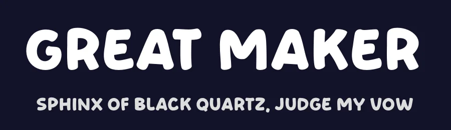 Great Maker by MJType — Decorative Font — thumbnail 2