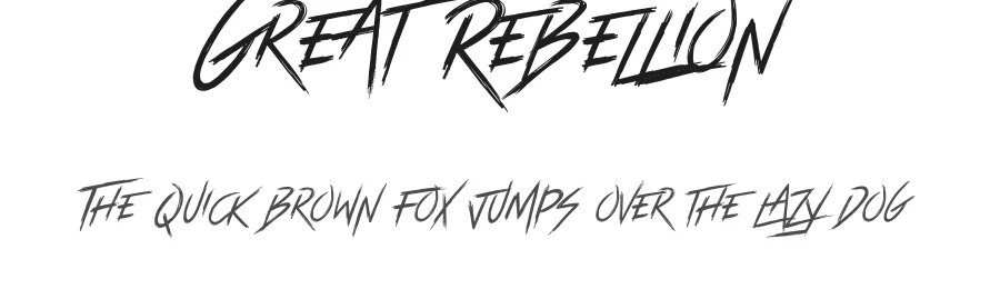 Great Rebellion by JSH creates — Decorative Font