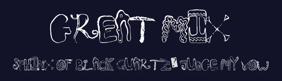 Great Mix by Xerographer Fonts — Decorative Font — thumbnail 2