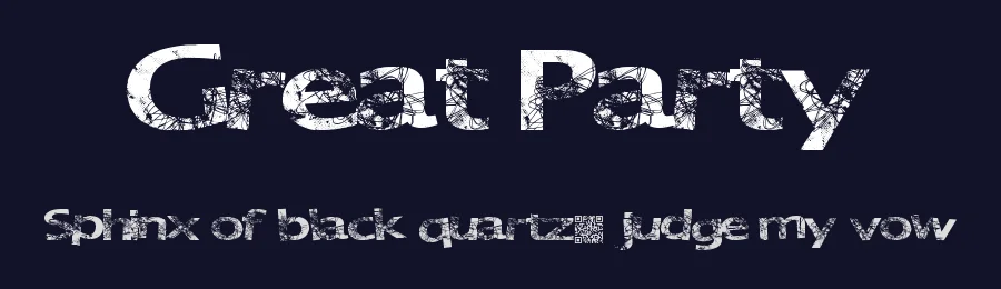 Great Party by Xerographer Fonts — Decorative Font — thumbnail 2